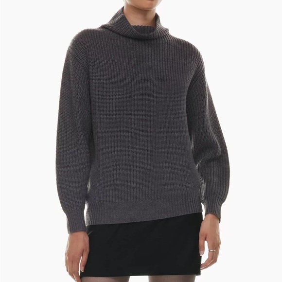 Wilfred Montpellier 100% Merino Wool Turtleneck Sweater Size 2XS - Picture 1 of 14